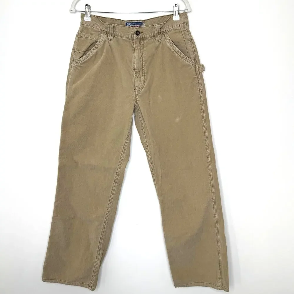 Vintage Old Navy Cordury‎ Painters Pants Mens Size 32 Y2K